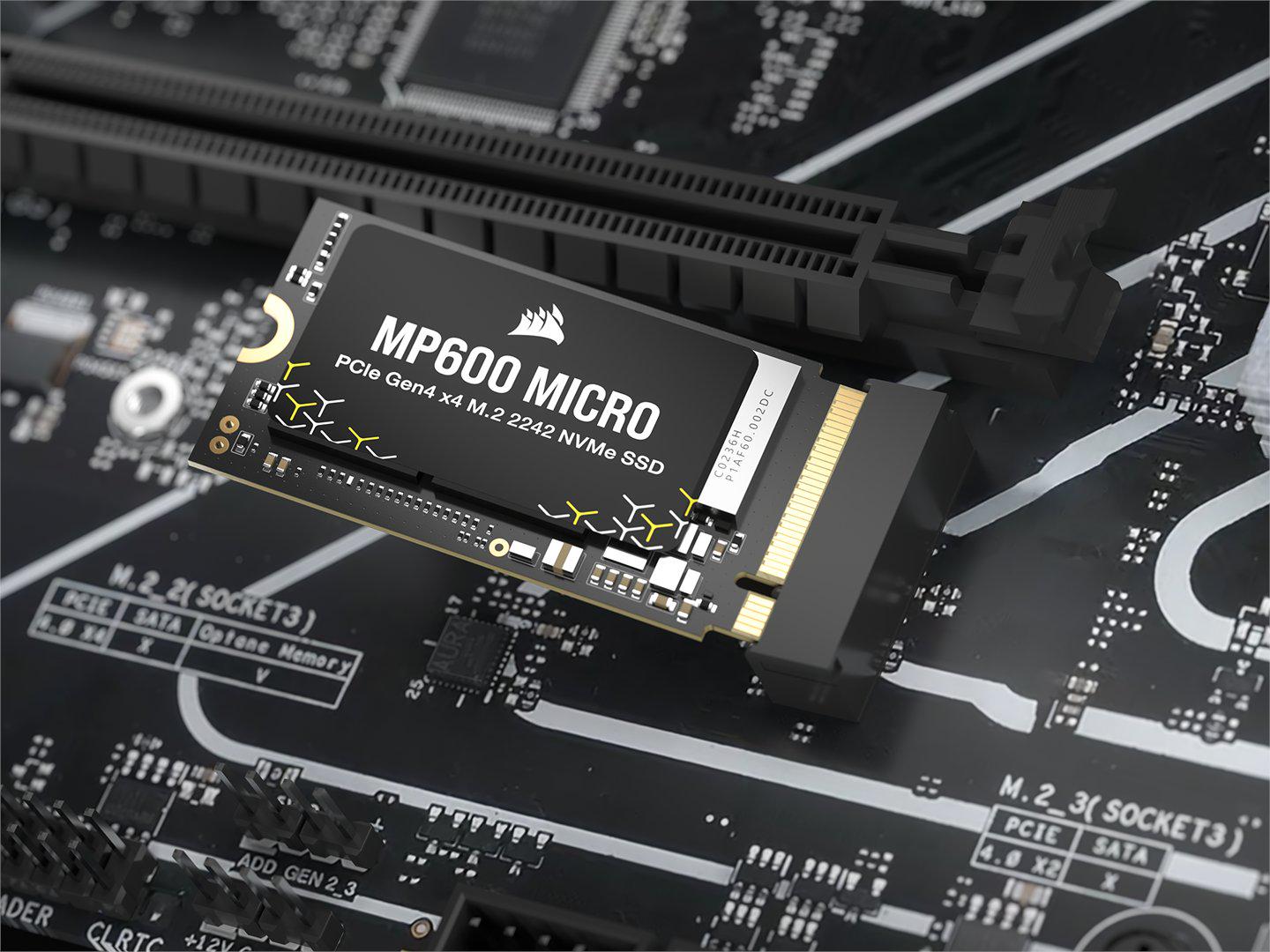 海盗船发布 MP600 MICRO 2242 SSD：速度可达 5100 MB/s