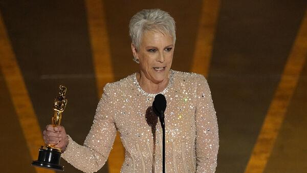 Jamie Lee Curtis wins first Oscar for Everything Everywhere All At Once