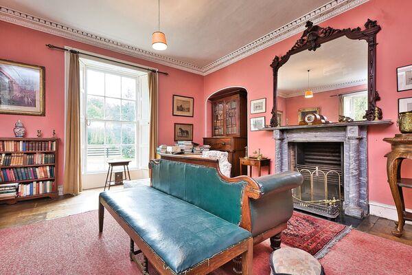 The drawing room of the period home at Newpark Donadea, Co Kildare.