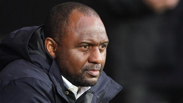 Patrick Vieira not feeling extra pressure as Crystal Palace face survival battle